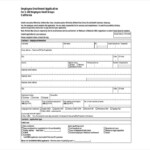 10 Employee Application Forms Templates PDF DOC Free Premium