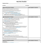 Browse Our Example Of New Employee Onboarding Checklist Template