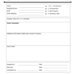 Computer Service Request Form 2 Free Templates In PDF Word Excel
