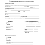 Fillable Employee Set Up And Change Form Printable Pdf Download