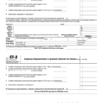 Fillable Form Ct 2 Employee Representative S Quarterly Railroad Tax