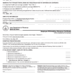 Form Ia W 4 Employee Withholding Allowance Certificate 2016