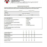 FREE 10 Employer Evaluation Forms In PDF Excel MS Word
