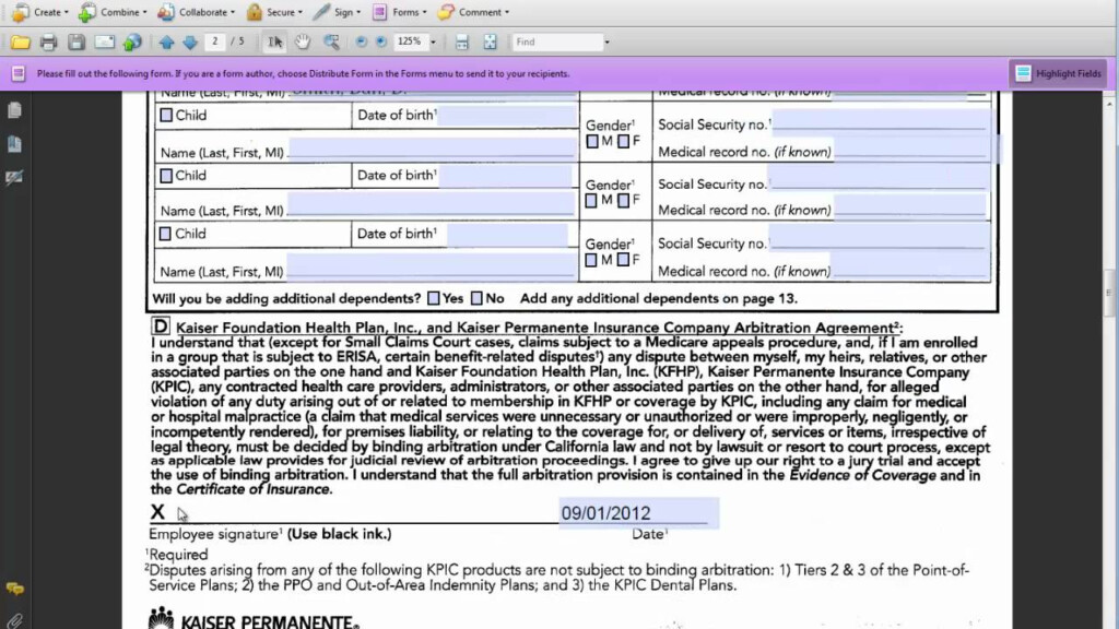 Kaiser Enrollment Tutorial YouTube