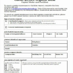 Maintenance Service Request Form Template Awesome 21 Service Form