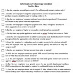 New Employee Checklist Template Bcjournal