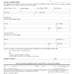 New York City Change Of Address Form Nycers Download Printable PDF