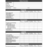 Performance Evaluation Form Employee Performance Review Employee