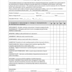 Performance Evaluation Form Sample Master Of Template Document