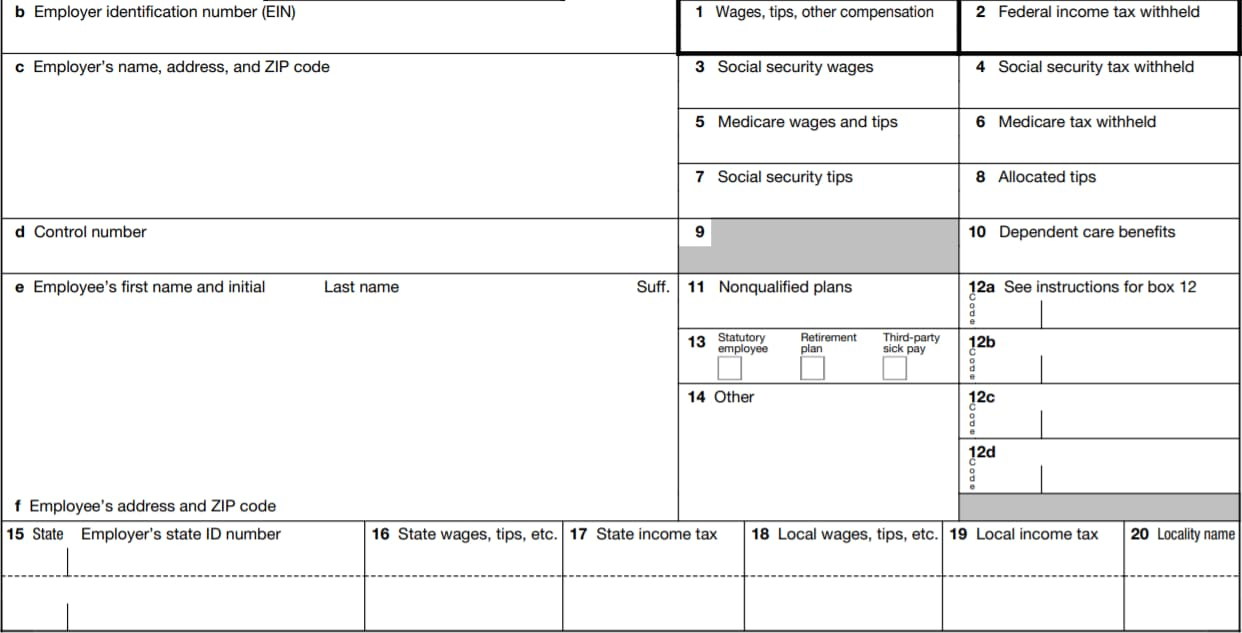 W2 Form 2022 Fillable PDF W 2 Forms TaxUni W2 Form 2022 Fillable PDF W 2 Forms TaxUni