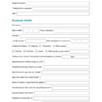 47 Printable Employee Information Forms Personnel Information Sheets