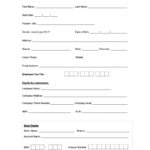 Employee Bank Details Form Template