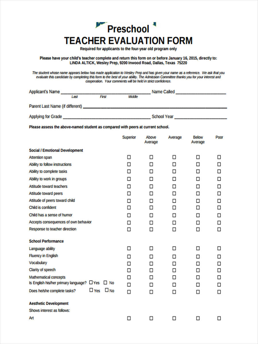 FREE 27 Performance Review Forms In PDF FREE 27 Performance Review Forms In PDF