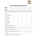 FREE 8 Sample Customer Feedback Forms In MS Word PDF