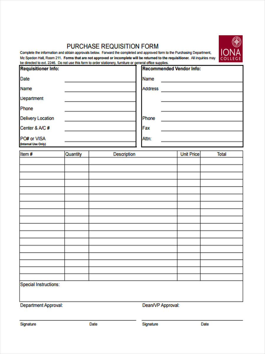 FREE 9 Stationery Requisition Forms In PDF Ms Word FREE 9 Stationery Requisition Forms In PDF Ms Word