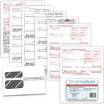 W 2 Laser Tax Forms 4 Part Kit For 25 Employees Designed For