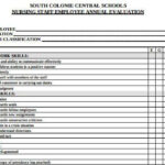 7 Nurse Evaluation Form Samples Free Sample Example Format Download