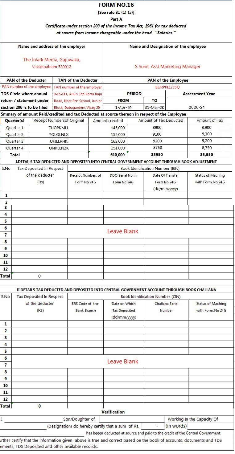 Income Tax Declaration Form For Employee Fy 2022 16 In Excel 2022 Income Tax Declaration Form For Employee Fy 2022 16 In Excel 2022