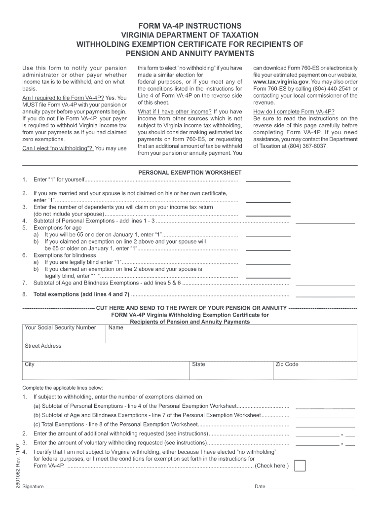 Virginia Employee Withholding Form 2022 2023